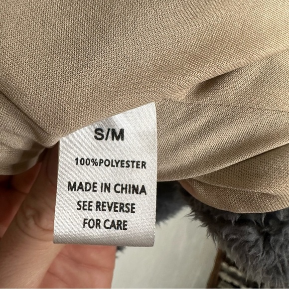 Ultra Cozy Chevron Faux Fur Fuzzy Bomber Jacket | Like New - Picture 3 of 12